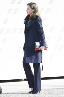 06-02-2018 Spain Queen Letizia and King Felipe during the presentation of the Golden Medals to the Fine Arts Merit at the Centre Pompidou in Malaga No Spain  Copyright: xPPE THORTONx