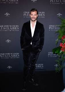 Fifty Shades of Grey 3 Premiere in Paris Jamie Dornan ( acteur ) lors du photocall pour l avant premiere du film 50 NUANCES PLUS CLAIRES a Paris CELEBRITES : Avant premiere du film 50 NUANCES PLUS CLAIRES - Paris - 06 02 2018 FedericoPestellini Panoramic