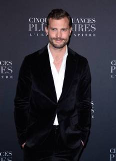 Fifty Shades of Grey 3 Premiere in Paris Jamie Dornan ( acteur ) lors du photocall pour l avant premiere du film 50 NUANCES PLUS CLAIRES a Paris CELEBRITES : Avant premiere du film 50 NUANCES PLUS CLAIRES - Paris - 06 02 2018 FedericoPestellini Panoramic