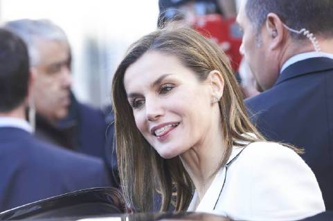 07-02-2018 Spain Queen Letizia during the Princess of Girona 2018 prize for Arts and Literature at the Alcazaba center in Madrid. No Spain  Copyright: xPPE THORTONx