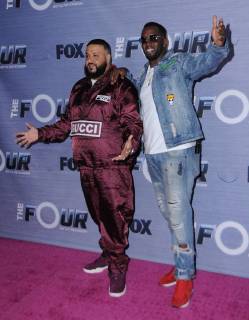 February 8, 2018 - West Hollywood, CA, U.S. - 08 February 2018 - West Hollywood, California - DJ Khaled, Sean Diddy Combs. The Four: Battle For Stardom season finale viewing party held at Delilah. Photo Credit: Birdie Thompson AdMedia West Hollywood U.S. - ZUMAa123 20180208_zaa_a123_099 Copyright: xBirdiexThompsonAdmediax