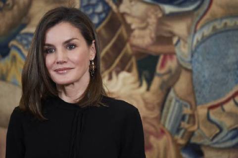 09-02-2018 Prieto Queen Letizia during 28th edition of the Tomas Francisco Prieto prize at Zarzuela palace in Madrid. The prize was awarded to Mrs. Victoria Civera. No Spain  Copyright: xPPE THORTONx