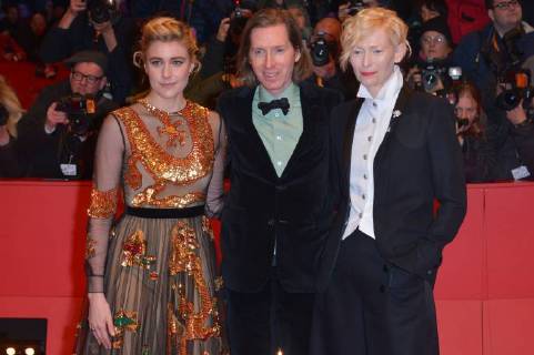 68eme Festival International du film de Berlin. Ceremonie d ouverture. Premiere du film Isle of Dogs . BERLINALE 2018 Berlin international Film Festival Opening Ceremony Red Carpet and Premiere of the movie Isle of Dogs Bill Murray, Greta Gerwig, Bob Balaban, Bryan Cranston, Koyu Rankin, Wes Anderson, Liev Schreiber, Tilda Swinton, Jeff Goldblum, Kunichi Nomura Cecile de France, Chema Prado, Stephanie Zacharek, Jury President Tom Tykwer, jury members Ryuichi Sakamoto and Adele Romanski 224220 2018-02-15 Berlin Allemagne Copyright: xThomasxBohlenx xStarfacex STAR_224220_035
