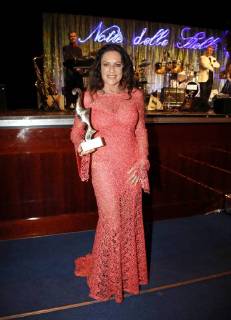 Preistraegerin Christine Neubauer bei Notte delle Stelle 2018 im MARITIM Hotel Berlin.