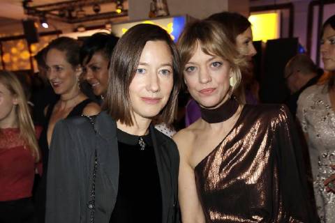 Themen der Woche Bilder des Tages Johanna Wokalek und Heike Makatsch beim Empfang vom Medienboard Berlin Brandenburg im Rahmen der 68. Berlinale am 17.02.2018 in Berlin Medienboard Empfang in zur Berlinale 2018 in Berlin