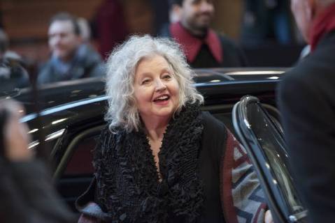 Schauspielerin Hanna Schygulla während der Premiere des Films LA PRIERE THE PRAYER anlässlich der 68. Internationalen Filmfestspiele Berlin 68. Internationale Filmfestspiele Berlin