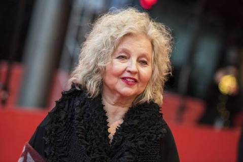Schauspielerin Hanna Schygulla während der Premiere des Films LA PRIERE THE PRAYER anlässlich der 68. Internationalen Filmfestspiele Berlin 68. Internationale Filmfestspiele Berlin