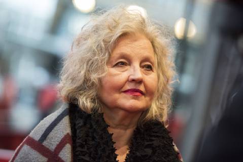 Schauspielerin Hanna Schygulla während der Premiere des Films LA PRIERE THE PRAYER anlässlich der 68. Internationalen Filmfestspiele Berlin 68. Internationale Filmfestspiele Berlin