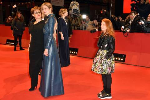 attending the Figlia mia Daughter of Mine premiere at the 68th Berlin International Film Festival Berlinale 2018 at Berlinale-Palast on February 18, 2018 in Berlin, Germany.