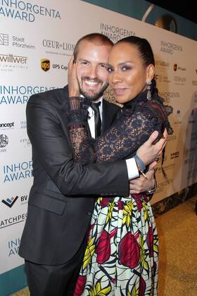 Bilder des Tages Barbara Becker mit Freund Juan Lopez Salaberry, Inhorgenta Award Munich 2018 im Postpalast in Muenchen am 18.02.2018