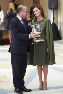 February 19, 2018 - Madrid, Madrid, Spain - Queen Letizia of Spain attend National Sport Awards 2015 at Royal Palace of El Pardo on January 23, 2017 in Madrid, Spain. Madrid Spain  - ZUMAg15_ 20180219_zaf_g15_038 Copyright: xJackxAbuinx
