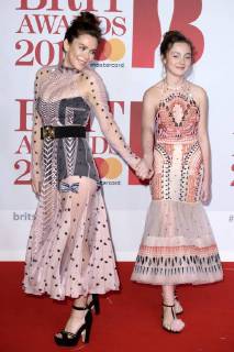 Anna Friel mit Tochter Gracie bei der Verleihung der BRIT Awards 2018 in der O2 Arena. London, 21.02.2018 Anna Friel mit Tochter Gracie