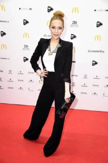 Alexa Feser beim 99Fire Films Award 2018 während der Berlinale 2018 im Admiralspalast. Berlin, 21.02.2018