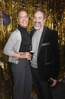Belen Moana und Gedeon Burkhard beim 99Fire Films Award 2018 während der Berlinale 2018 im Admiralspalast. Berlin, 21.02.2018