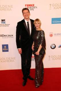 Steffen Hallaschka und seine Ehefrau Anne-Katrin bei der Verleihung Goldene Kamera 2018 am 22.02.2018 in Hamburg Goldene Kamera Verleihung 2018 in Hamburg
