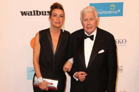 Peter Weck und seine Tochter Barbara bei der Verleihung Goldene Kamera 2018 am 22.02.2018 in Hamburg Goldene Kamera Verleihung 2018 in Hamburg