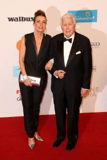Peter Weck und seine Tochter Barbara bei der Verleihung Goldene Kamera 2018 am 22.02.2018 in Hamburg Goldene Kamera Verleihung 2018 in Hamburg