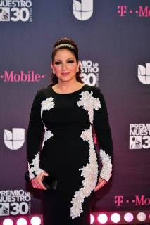 Cuban-US singer Gloria Estefan poses on his arrival to the carpet of the 30th edition of the Lo Nuestro Award to the Latin Music, at the American Airlines Arena in Miami, USA, 22 February 2018. Famous and popular Latinos parade in carpet of Lo Nuestro Award !ACHTUNG: NUR REDAKTIONELLE NUTZUNG!  Copyright: xGIORGIOxVIERAx MIA00 20180223-636549555027819071