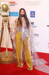 Conchita Wurst bei der Verleihung der Goldene Kamera in der Messe-Hamburg, Karolinenstrasse Copyright imago stock&people GmbH Tinkeres Datum: 22.02.2018 Goldene Kamera