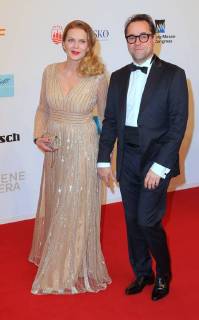 Anna Loos + Mann Jan Josef Liefers bei der Verleihung der Goldene Kamera in der Messe-Hamburg, Karolinenstrasse Copyright imago stock&people GmbH Tinkeres Datum: 22.02.2018 Goldene Kamera