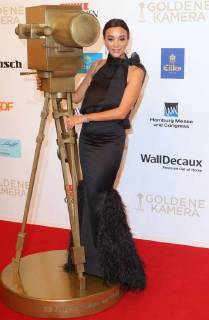 Verona Pooth bei der Verleihung der Goldene Kamera in der Messe-Hamburg, Karolinenstrasse Copyright imago stock&people GmbH Tinkeres Datum: 22.02.2018 Goldene Kamera