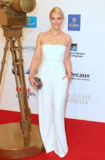Judith Rakers bei der Verleihung der Goldene Kamera in der Messe-Hamburg, Karolinenstrasse Copyright imago stock&people GmbH Tinkeres Datum: 22.02.2018 Goldene Kamera