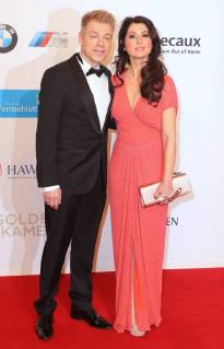 Michael Mittermeier + Frau Gudrun bei der Verleihung der Goldene Kamera in der Messe-Hamburg, Karolinenstrasse Copyright imago stock&people GmbH Tinkeres Datum: 22.02.2018 Goldene Kamera