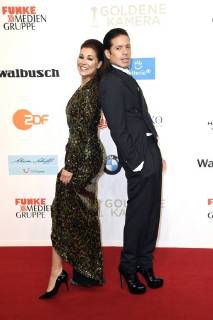 Karen Webb und Jorge Gonzalez bei der 53. Verleihung der Goldenen Kamera 2018 in der Hamburg Messe. Hamburg, 22.02.2018