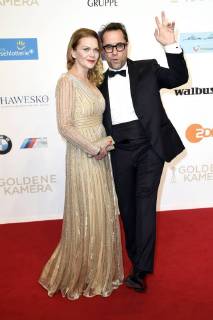 Anna Loos mit Gatte Jan Josef Liefers bei der 53. Verleihung der Goldenen Kamera 2018 in der Hamburg Messe. Hamburg, 22.02.2018