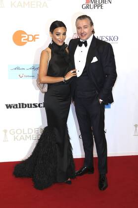 Verona Pooth mit Gatte Franjo Pooth bei der 53. Verleihung der Goldenen Kamera 2018 in der Hamburg Messe. Hamburg, 22.02.2018