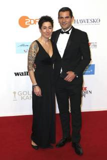 Dunja Hayali und Mitri Sirin bei der 53. Verleihung der Goldenen Kamera 2018 in der Hamburg Messe. Hamburg, 22.02.2018