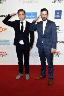 Joachim Foerster und Franz Dinda bei der 53. Verleihung der Goldenen Kamera 2018 in der Hamburg Messe. Hamburg, 22.02.2018