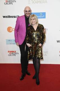 Ralph Morgenstern und Mary Roos bei der 53. Verleihung der Goldenen Kamera 2018 in der Hamburg Messe. Hamburg, 22.02.2018
