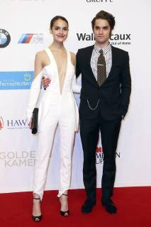 Luise Befort mit Bruder Maximilian Befort bei der 53. Verleihung der Goldenen Kamera 2018 in der Hamburg Messe. Hamburg, 22.02.2018