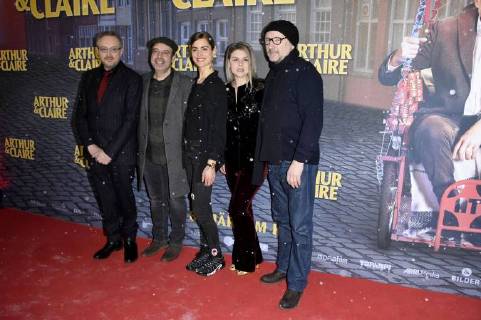 Josef Hader, Miguel Alexandre, Hannah Hoekstra, Marijtje Rutgers und Rainer Bock bei der Premiere des Kinofilms Arthur & Claire im City Kino. München, 26.02.2018