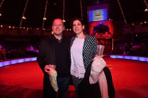 Heino Ferch mit Ehefrau Marie-Jeanette Premiere Circus Krone 3. Winterprogramm Manege Circus Kronebau München 01.03.2018.