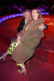 Volker Brandt und Diana Körner bei der Premiere vom 3. Winterprogramm 2018 des Circus Krone im Kronebau. München, 01.03.2018