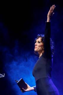 Spanish actress Lucia Barrado receives a Best Theater Supporting Actress award during the 27th Actors and Actresses Union Awards at the Circo Price Theater in Madrid, Spain, 12 March 2018. 27th Actors and Actresses Union awards !ACHTUNG: NUR REDAKTIONELLE NUTZUNG!  Copyright: xJuanJoxMartinx MAD055 20180312-636564948613333954