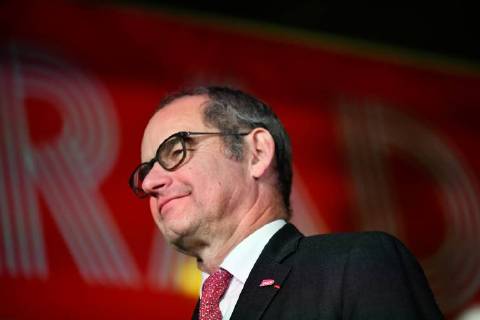 March 12, 2018 - Paris, Ile-de-France, France - Director of SNCF Reseau Patrick Jeantet in Paris on March 12, 2018, during the celebrations of French rail network 80th birthday. Guillaume Pepy, Head of the French national state-owned railway company SNCF announced on March 7, 2018 that he would not be seeking a third mandate to remain in charge of the company. Paris France - ZUMAn230 20180312_zaa_n230_720 Copyright: xJulienxMattiax