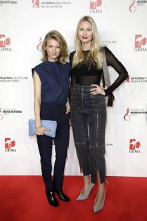 Ella Endlich und Carolin Niemczyk bei der 10. Verleihung des Deutschen Musikautorenpreises 2018 im Hotel Ritz Carlton. Berlin, 15.03.2018