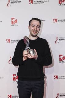Preisträger DJ Martin Stimming bei der 10. Verleihung des Musikautorenpreises am 16.03.2018 in Berlin