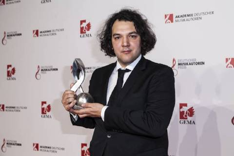 Komponist und Preisträger Enis Rotthoff bei der 10. Verleihung des Musikautorenpreises am 16.03.2018 in Berlin