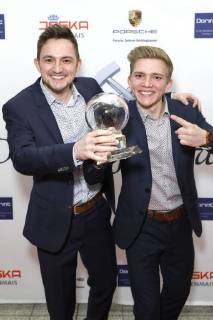 Thomas Danninger und Markus Danninger (Zweikanalton) bei der 13. Verleihung der Steiger Awards in der Alten Kaue der Zeche Hansemann. Dortmund, 17.03.2018