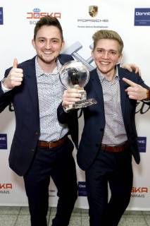 Thomas Danninger und Markus Danninger (Zweikanalton) bei der 13. Verleihung der Steiger Awards in der Alten Kaue der Zeche Hansemann. Dortmund, 17.03.2018
