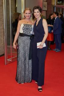 Judith Hoersch und Julia Bremermann - Verleihung des Deutschen Hoerfilmpreis 2018 in Berlin am 20.03.2018. Deutscher Hoerfilmpreis 2018