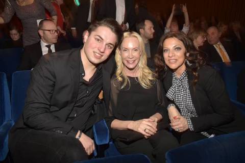 David Brauner, Feo Aladag, Dr. ALice Brauner beim 16. Deutschen Hoerfilmpreis im Kino International in Berlin am 20.03.2018