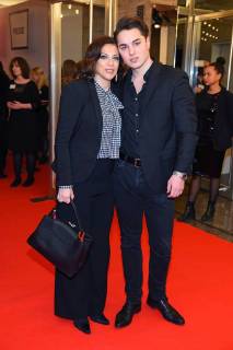 Deutscher Hörfilmpreis - Verleihung in Berlin Alice Brauner mit Sohn David Zechbauer Deutscher Hoerfilmpreis 2018 im Kino International in Berlin am 20.03.2018
