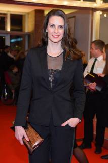 Deutscher Hörfilmpreis - Verleihung in Berlin Katrin Wrobel Deutscher Hoerfilmpreis 2018 im Kino International in Berlin am 20.03.2018