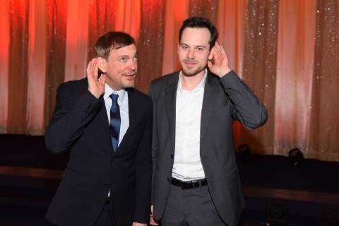 Deutscher Hörfilmpreis - Verleihung in Berlin Daniel Krauss, Florian Bartholomaei Deutscher Hoerfilmpreis 2018 im Kino International in Berlin am 20.03.2018