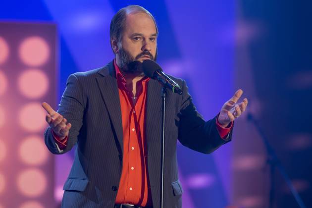 Auftritt des Kabarettisten Matthias Egersdörfer während der MDR-Fernseh-Gala der Humorzone Dresden im Alten Schlachthof. Die Gala wird zeitversetzt im MDR Fernsehen ausgestrahlt.